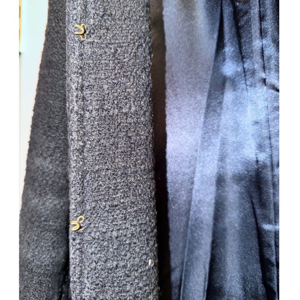 J. Crew Black Tweed wool blend Women's Blazer - Picture 9 of 10
